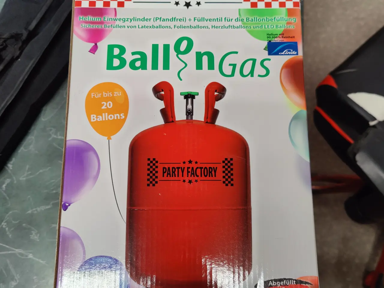Billede 1 - Ballon gas
