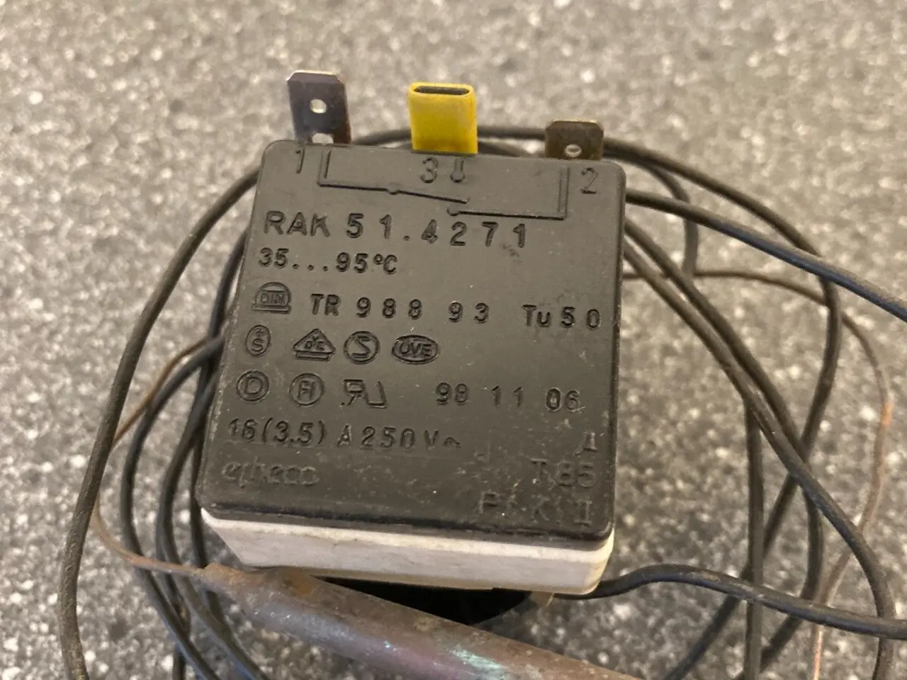 Billede 5 - TR2 Bulb Aquastat Temperature Control kontakt -