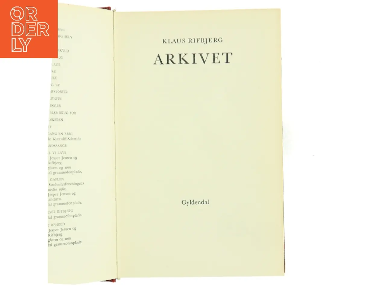 Billede 1 - Arkivet af Klaus Rifbjerg (Bog)