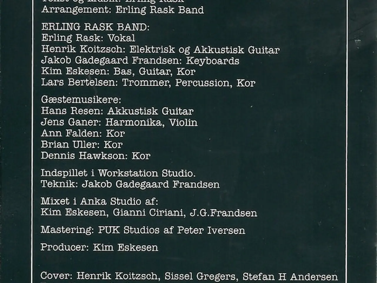 Billede 2 - Erling Rask Band – Hva Klokken Er, Er Der… – CD