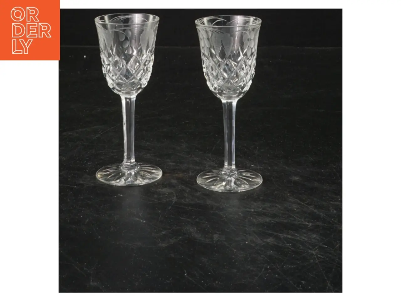 Billede 1 - Krystalglas (str. 10,5x4 cm)