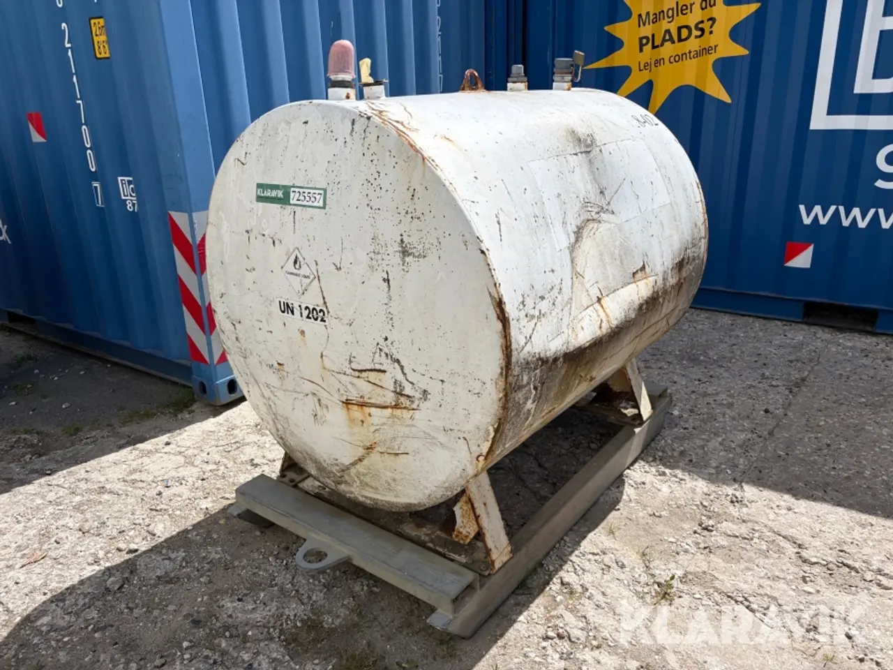 Billede 1 - Ståltank