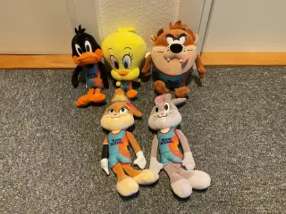 Space Jam-bamser: komplet sæt 5 stk.