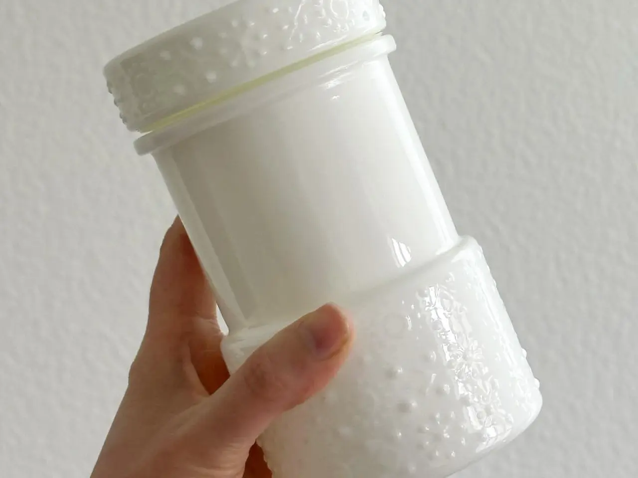 Billede 2 - Opalineglas m låg, NB
