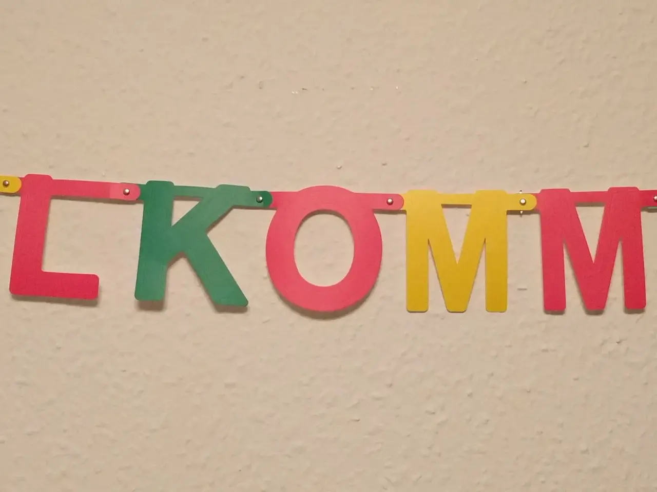 Billede 1 - Bogstavsbanner Multifarvet