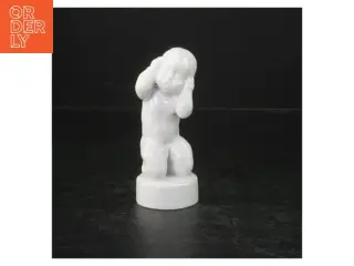 Hvid porcelænsfigur fra Bing og Grøndahl (str. 11,5 cm)