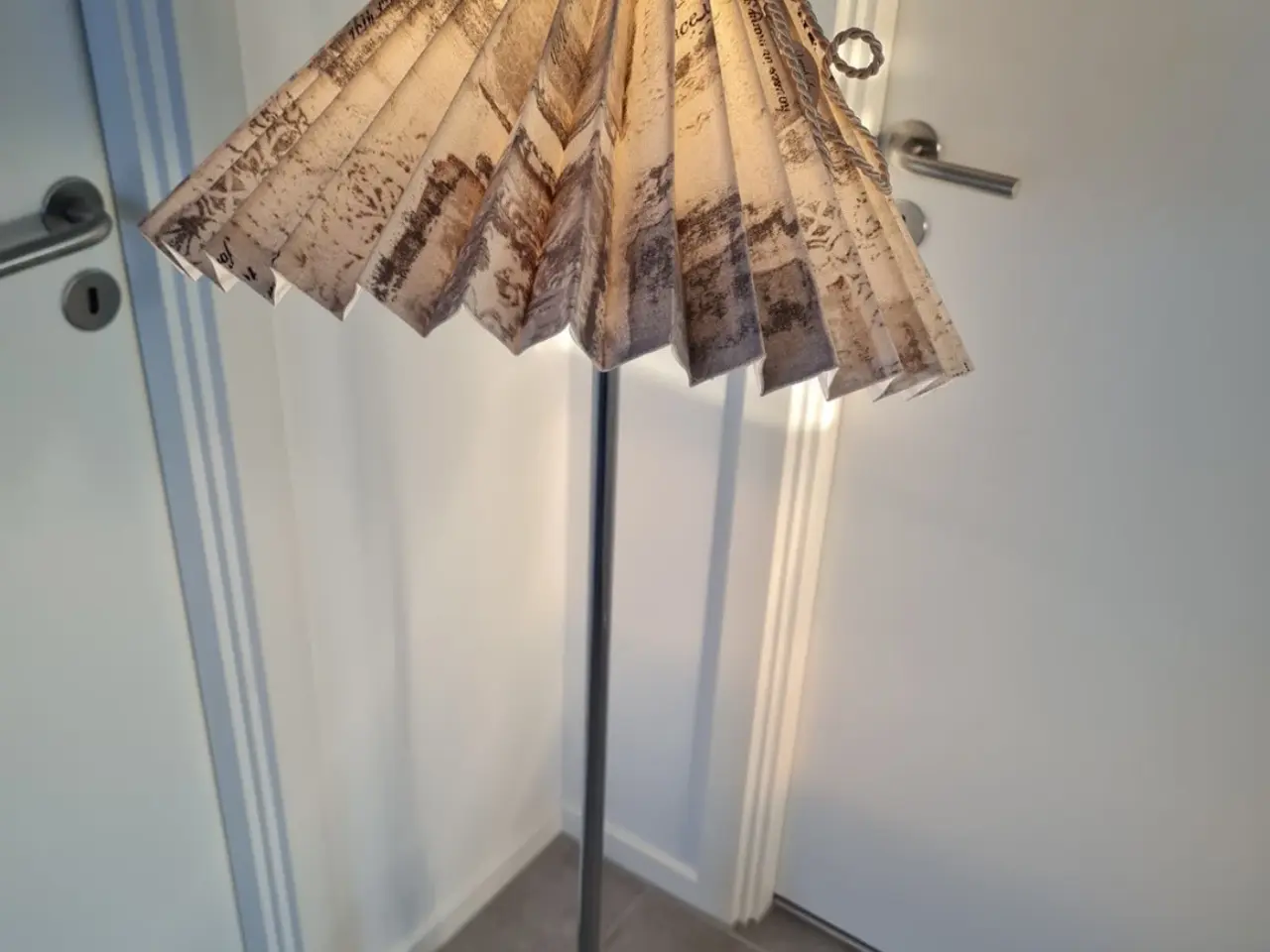 Billede 4 - Gulvlampe - vintagelampe - art deco - crom