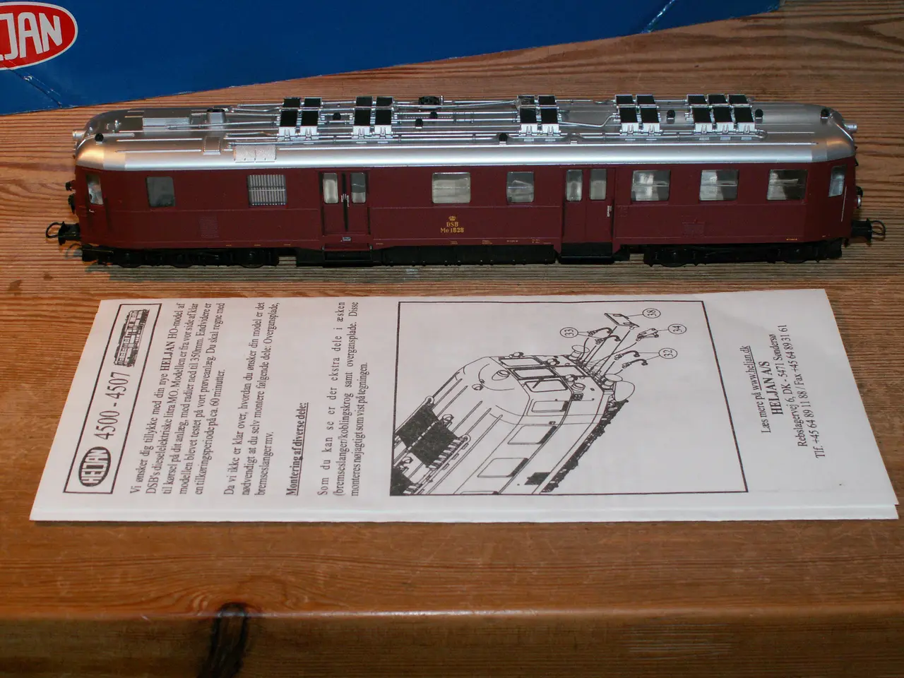 Billede 4 - Heljan 45041 - DSB / MO 1828 - DC / analog