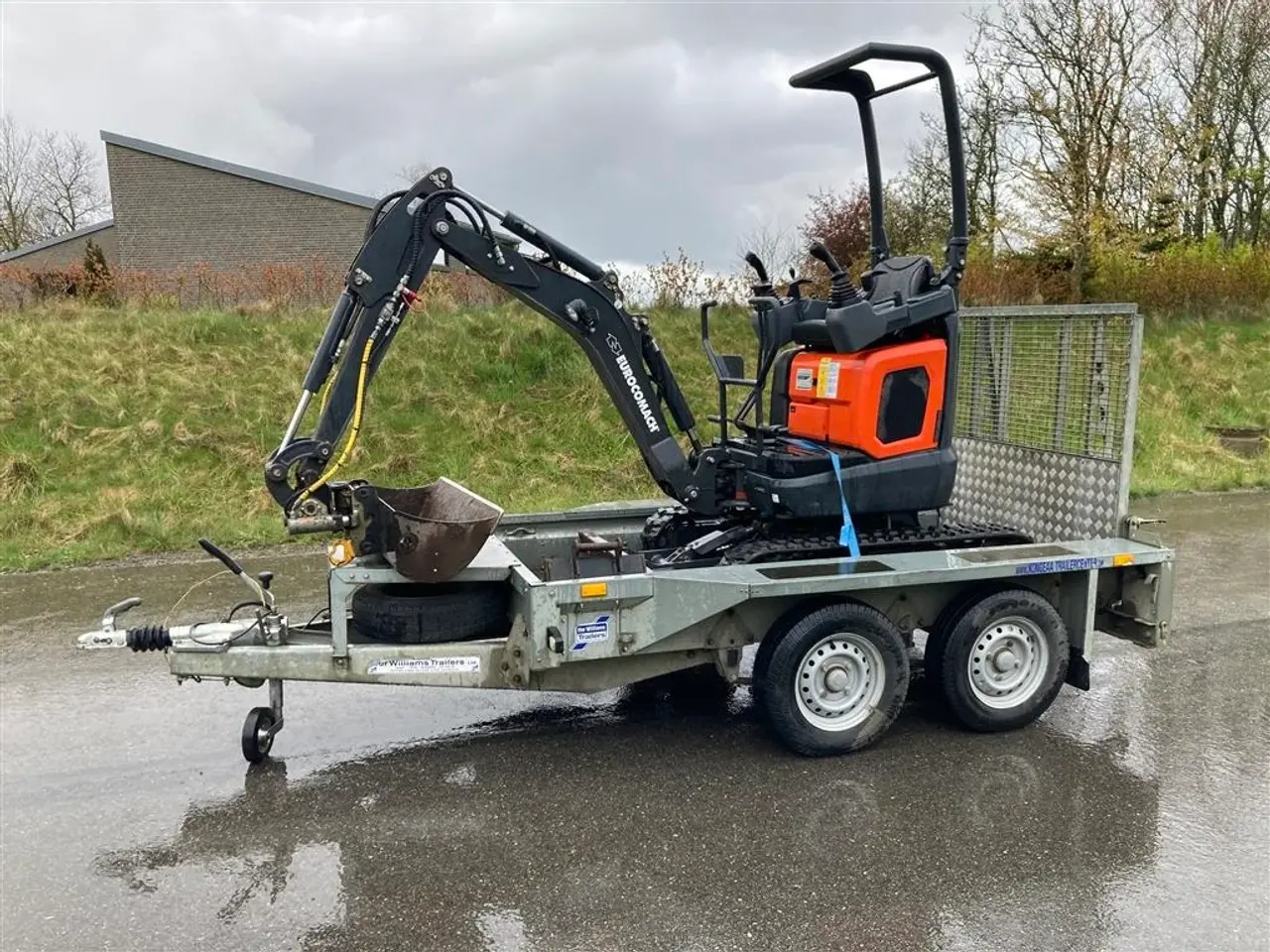 Billede 12 - Ifor Williams GX 84 Maskintrailer med rampe og mange bindeøjer