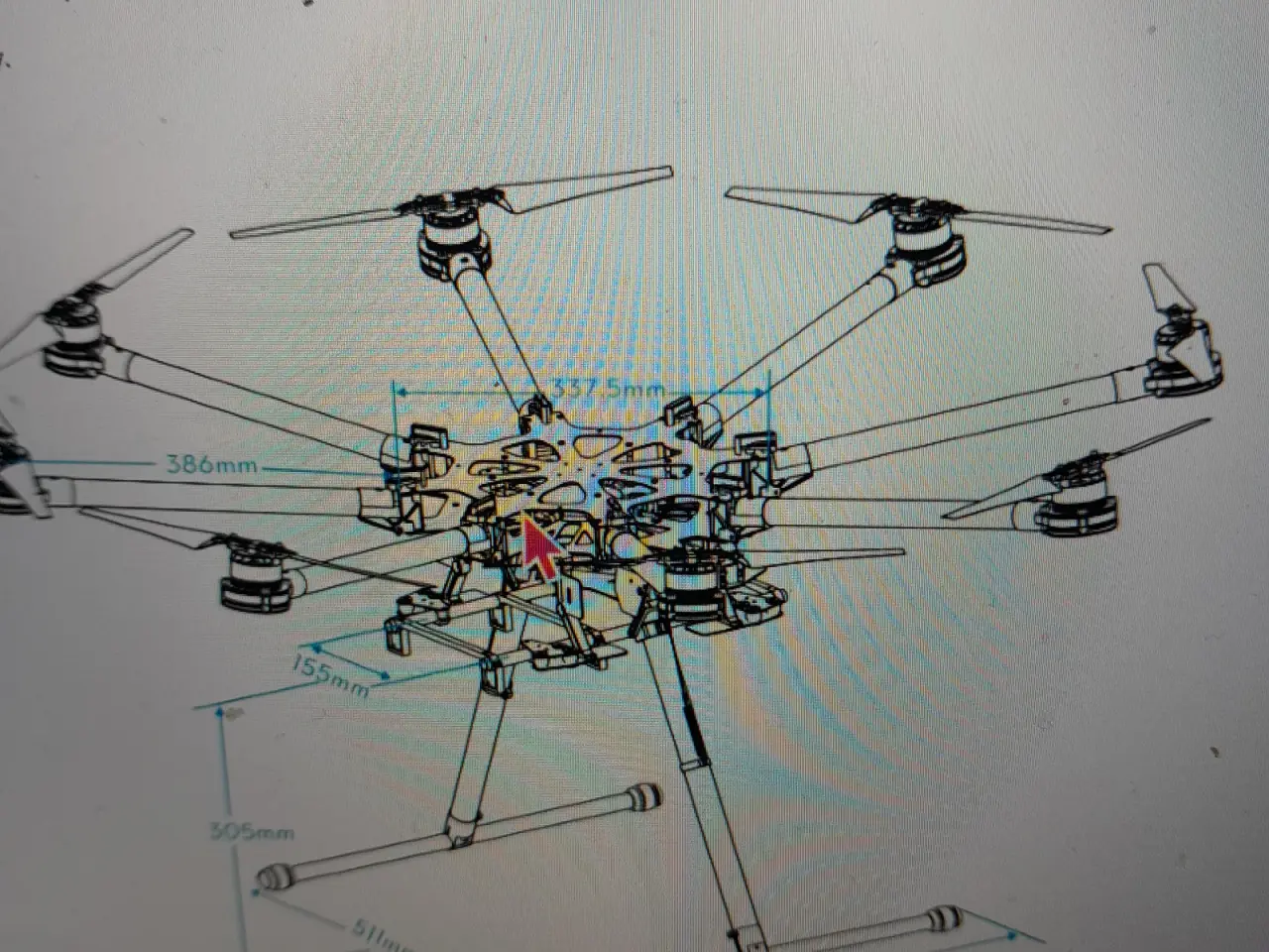 Billede 9 - Dji S1000 spreading wings