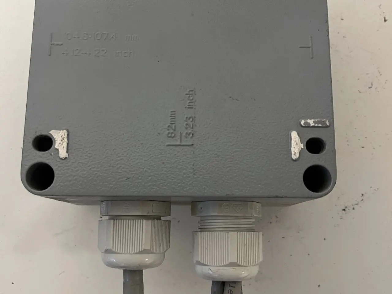 Billede 5 - Metal Electrical Junction Box w/ DIN Rail Terminal