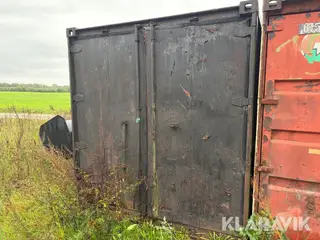 20 fods container - med kloak materialer