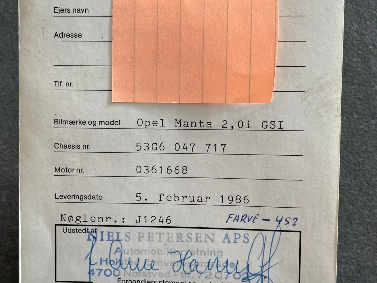 Billede 2 - Opel Manta 2,0 GSI