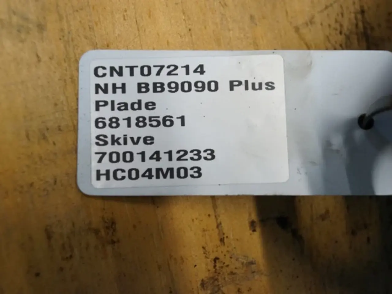 Billede 6 - New Holland BB9090 Plus Skive 700141233