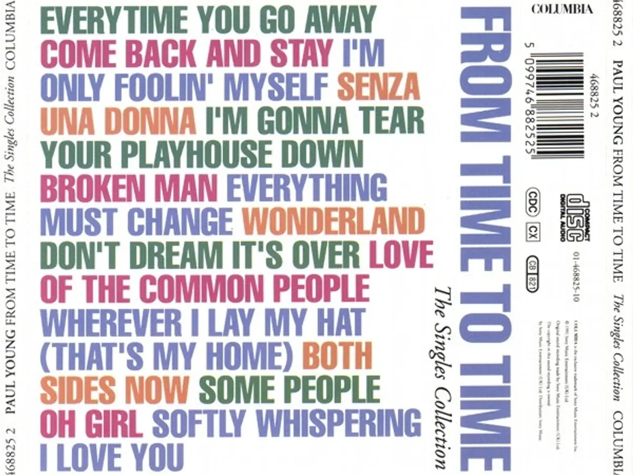 Billede 2 - Paul Young – From Time To Time (The Singles… – CD