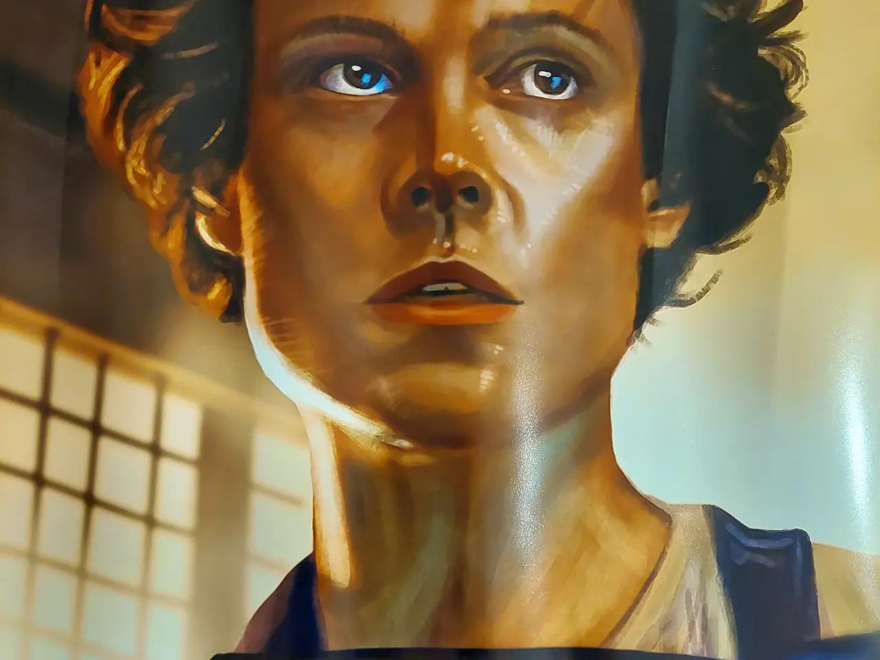 Billede 2 - Stor Aliens / Ellen Ripley plakat (70x100)