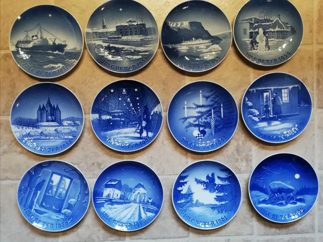 Billede 1 - B&G juleplatter 1950-1962