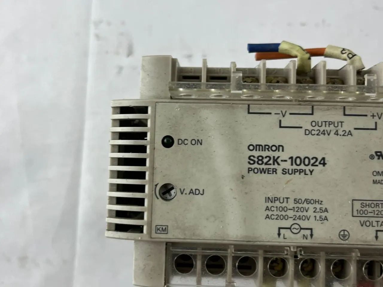 Billede 3 - Omron S82K-10024 strømforsyning 24V DC 4.2A AC DIN