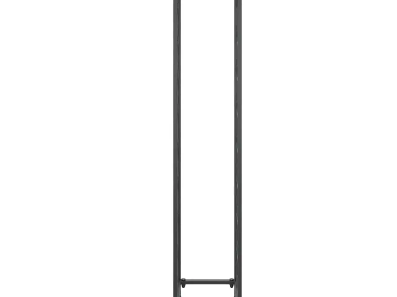 Billede 4 - Vinreol til 27 flasker - 34 × 18 × 100 cm smedejern, sort