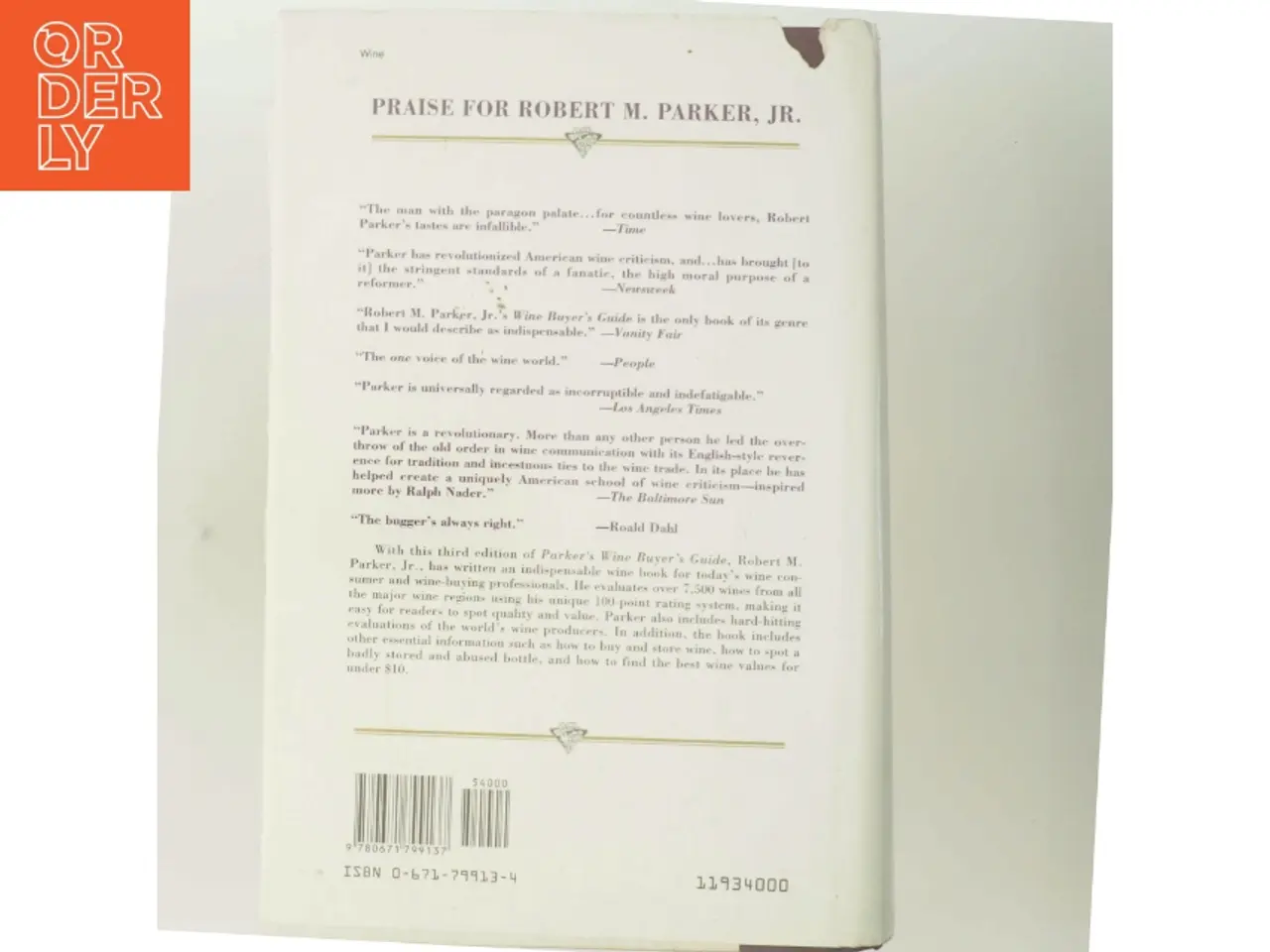 Billede 3 - Parker's Wine Buyer's Guide af Robert M. Parker (Bog)