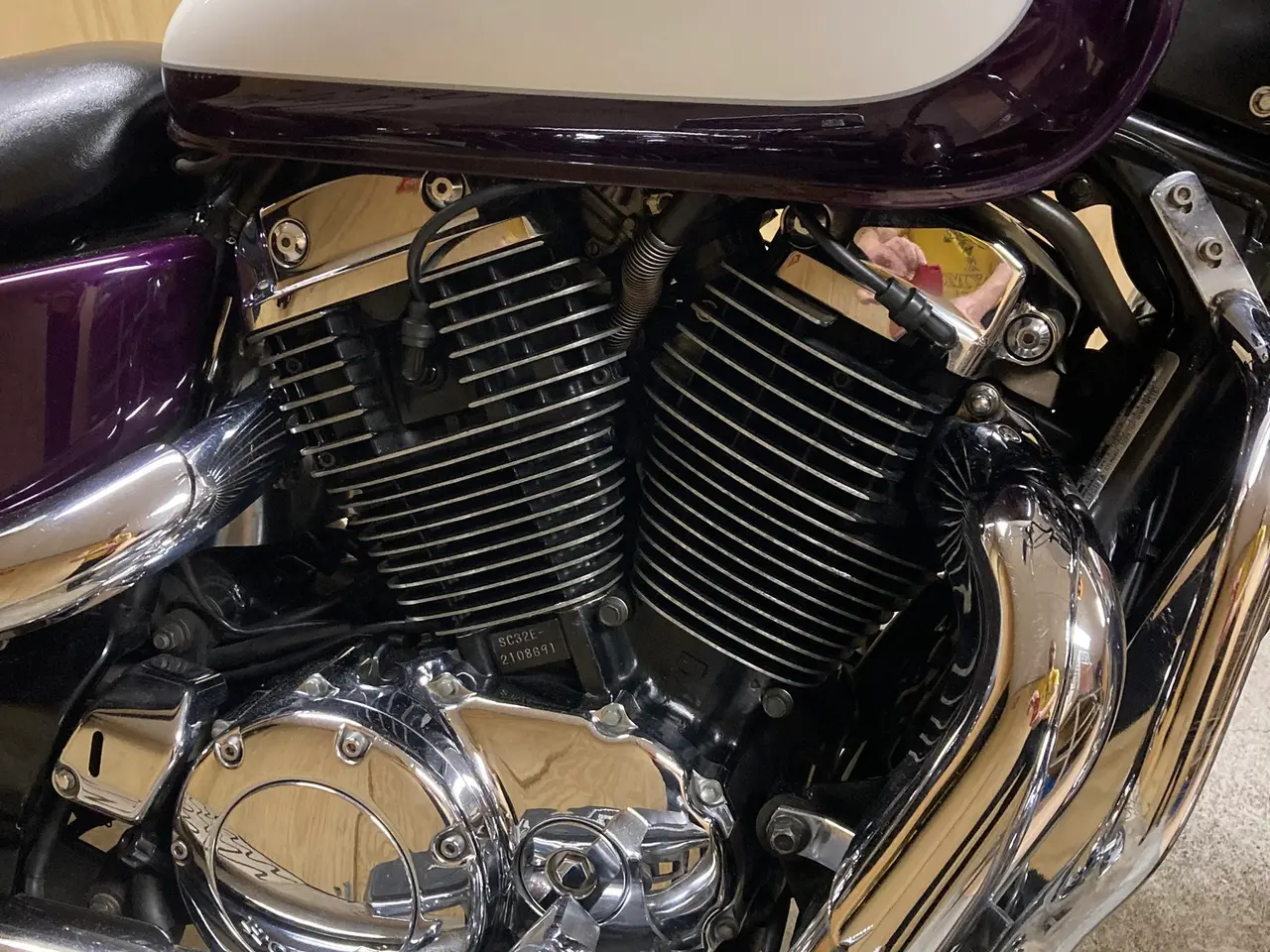 Billede 3 - Flot og yderst velholdt Honda vt1100 Shadow c2 ace