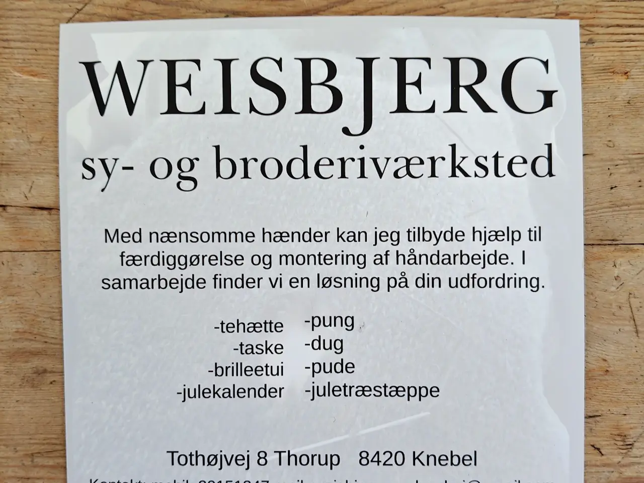 Billede 4 - Jule broderi kit i unikt design