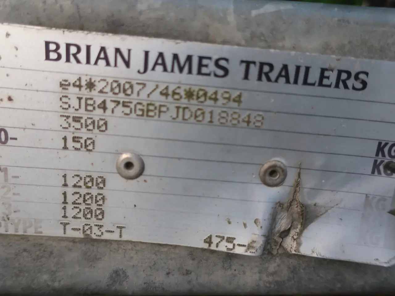 Billede 10 - Påhængsvogn BRIAN JAMES TRAILER CARGO 35NCFB