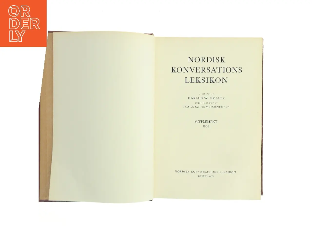 Billede 2 - Nordisk Konversations Leksikon. Supplement 1966 af Harald W. Moller (Bog)