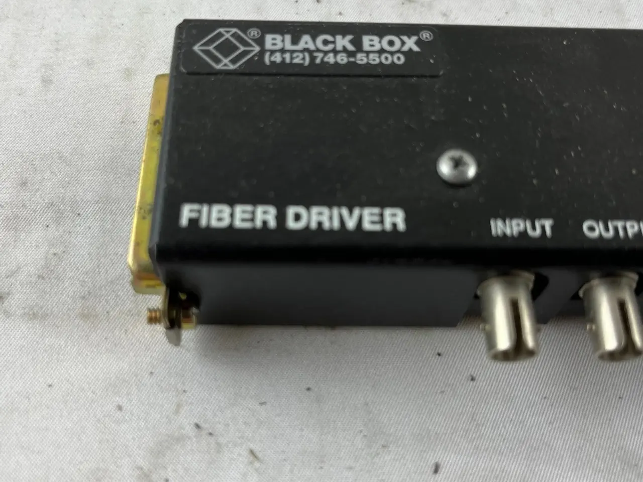 Billede 3 - Black Box MD940A Fiber Driver RS‑232 to ST DB25,