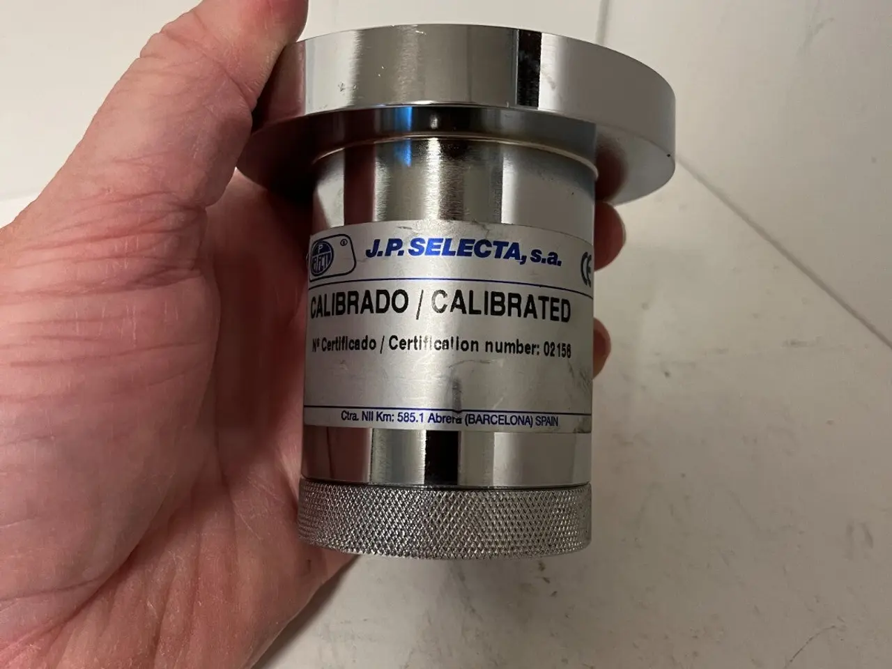 Billede 2 - J.P. Selecta Calibrated Reference Vessel Stainless