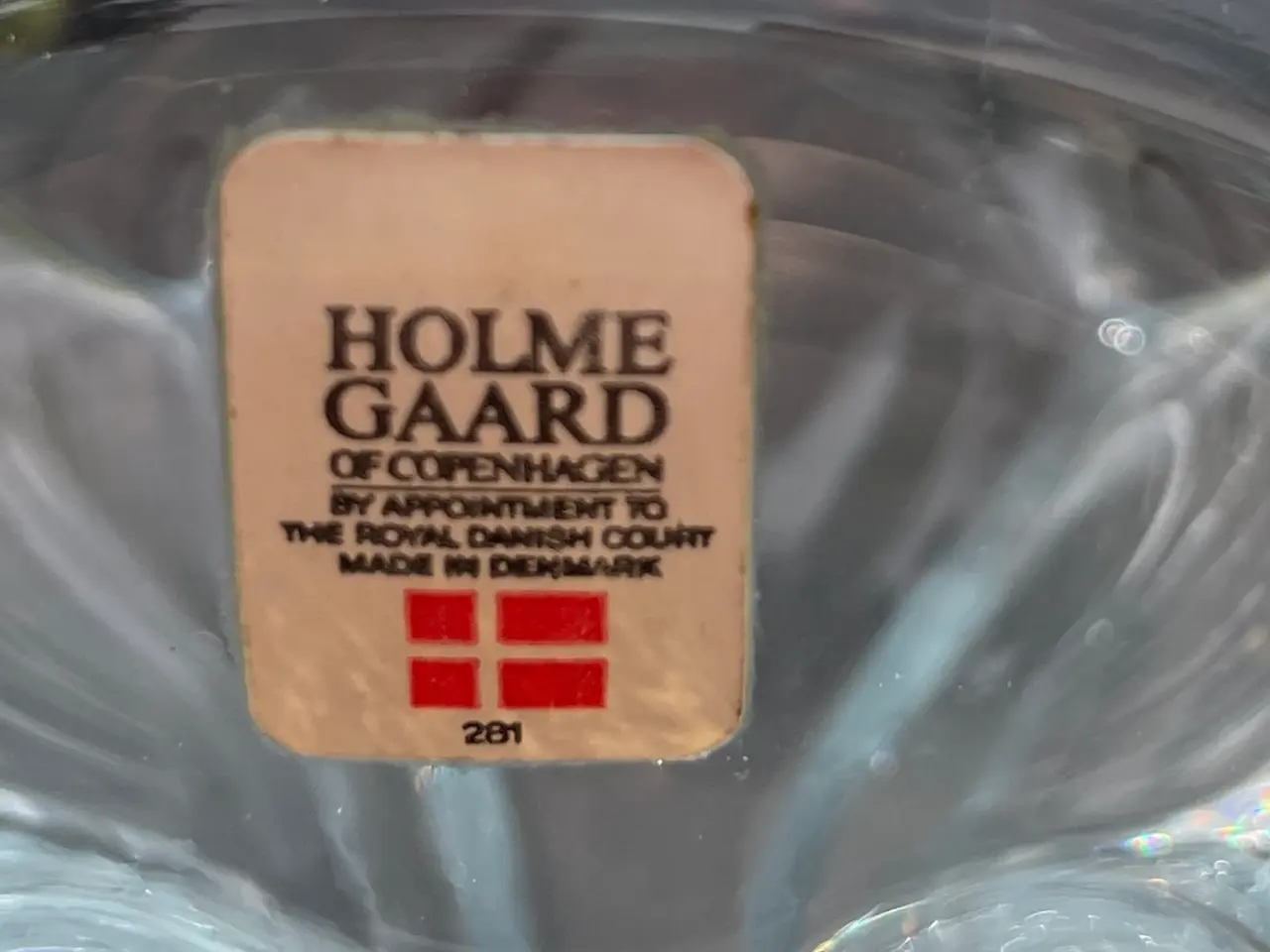 Billede 2 - Holmegaard klukflaske