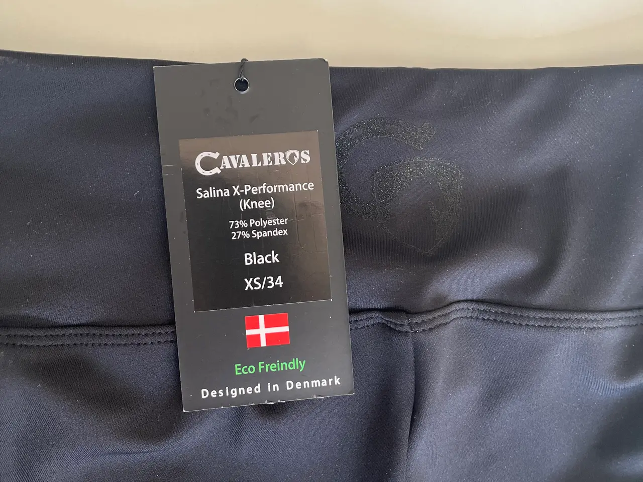 Billede 3 - Cavaleros sorte, helt NYE ridetights, str XS/34