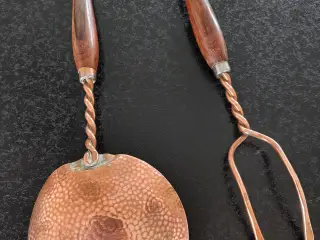 Flotte vintage kobber køkkenredskaber