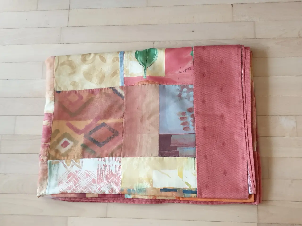 Billede 1 - Patchwork dug el sengetæppe