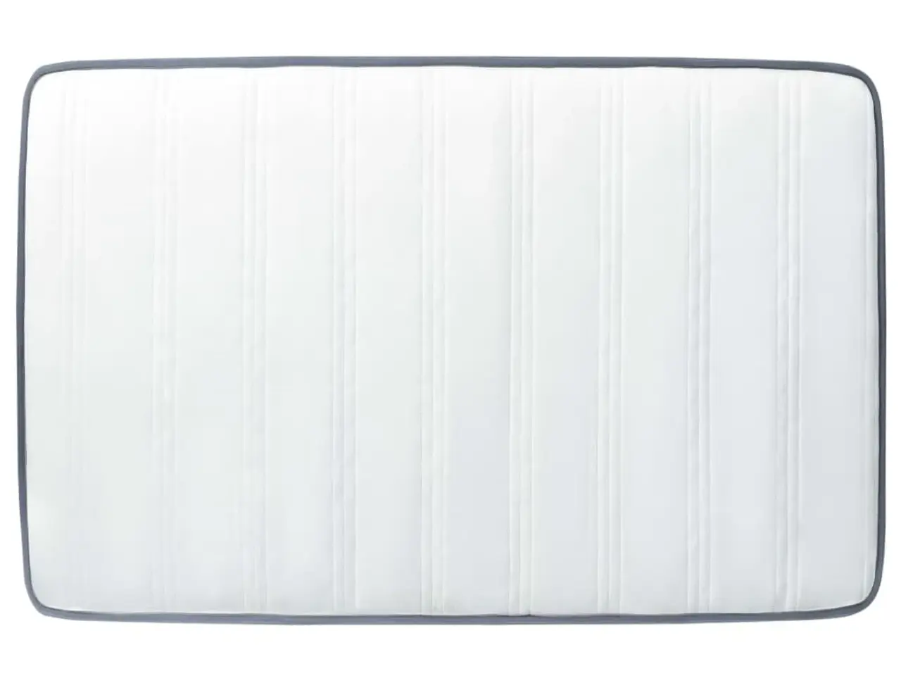 Billede 5 - Madras medium 200 × 140 × 20 cm - hvid/mørkegrå springmadras