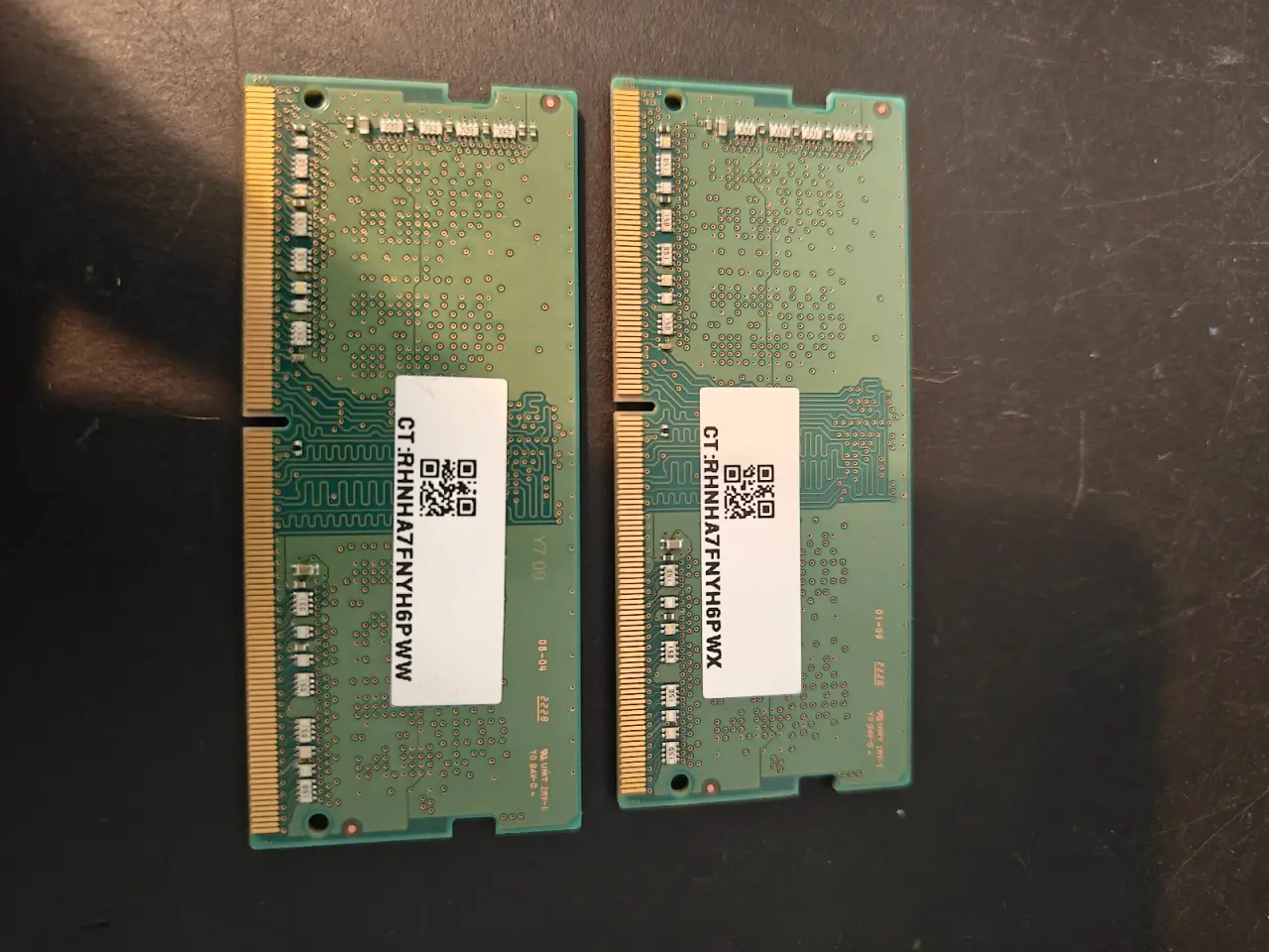 Billede 2 - 2x4GB 3200 DDR4 Samsung RAM, PC4-3200AA-SCO-11