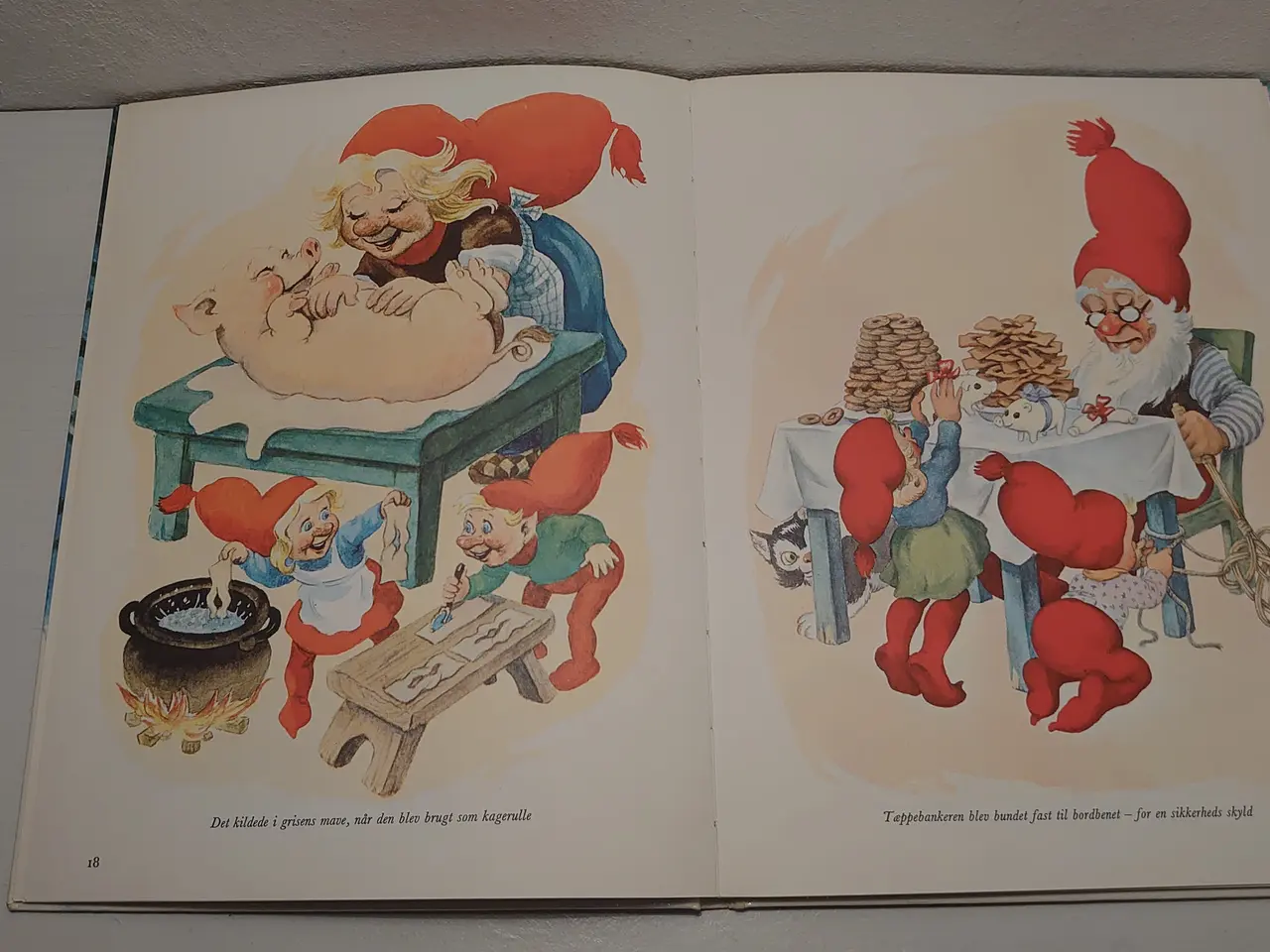 Billede 4 - Carla Hansen: Nissernes Julebog. 1.udg. 1961