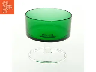Grønt glas (str. H. 8,5 cm ø. 8,5 cm)