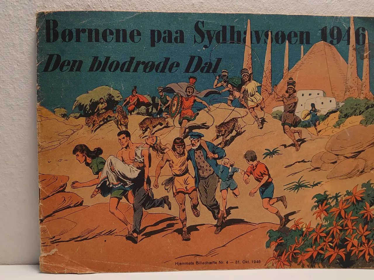 Billede 1 - Hjemmets Billedhæfte nr 4. Den Blodrøde Dal 1946
