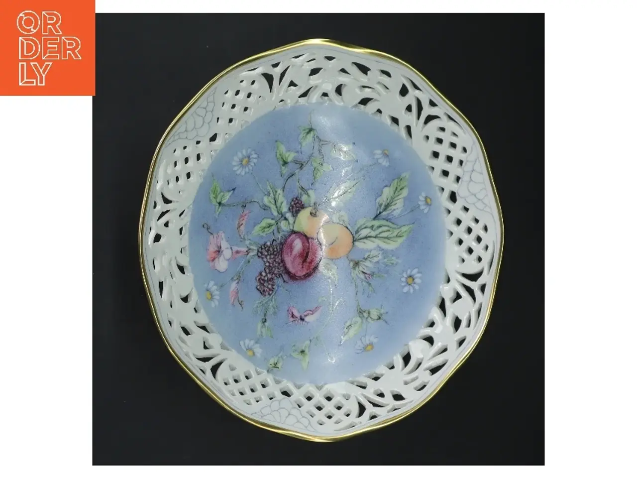 Billede 2 - Porcelænsskål på fod fra Schumann (str. Ø 19 cm)