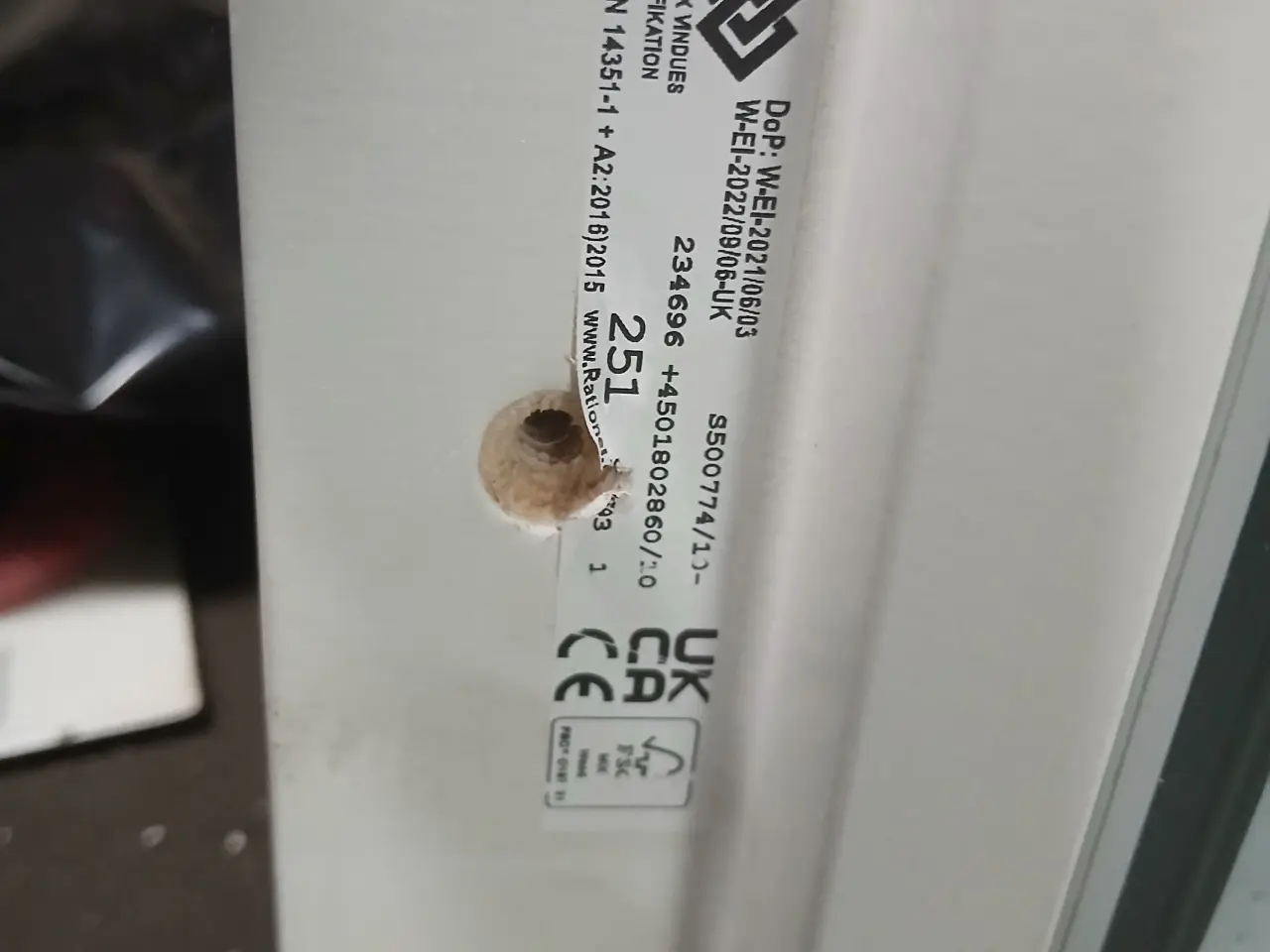 Billede 2 - Glas parti 71×214,5 udvendig mål