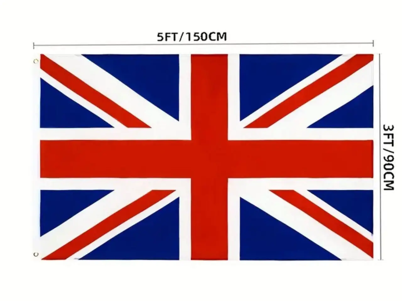 Billede 2 - Union Jack flag Storbritannien 60x90 cm