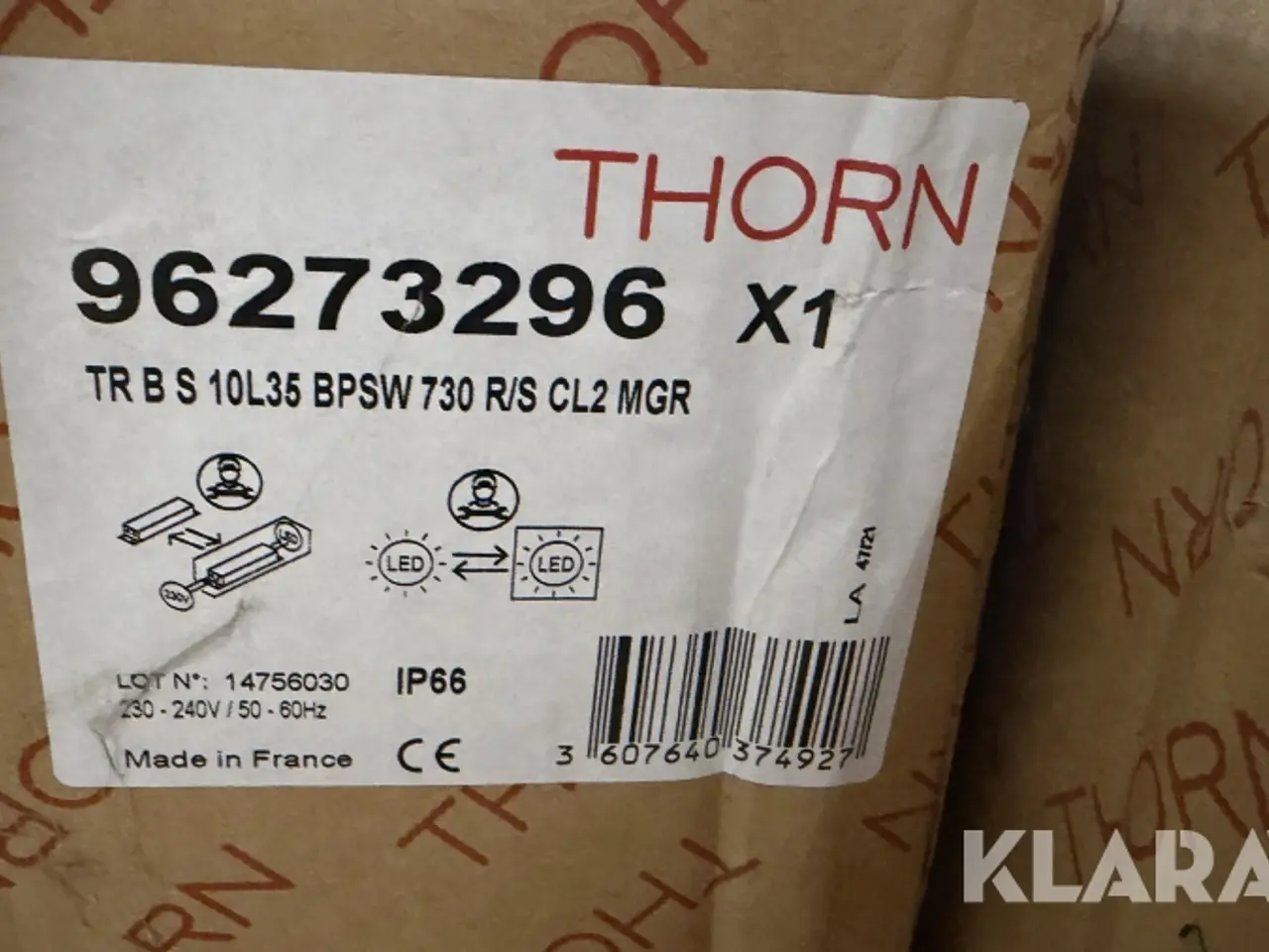 Billede 7 - Udendørsbelysning Thorn Pullert og væglamper TR B S 10L35 BPSW 730 R/S CL2 MGR