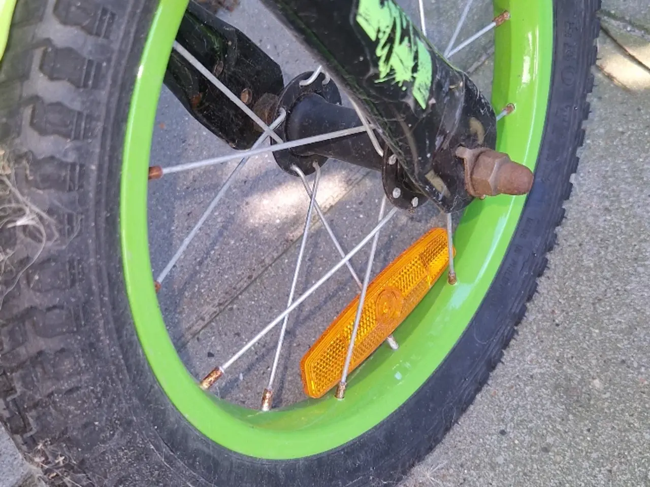 Billede 10 - X-ZITE BMX børnecykel 14" sort/grøn