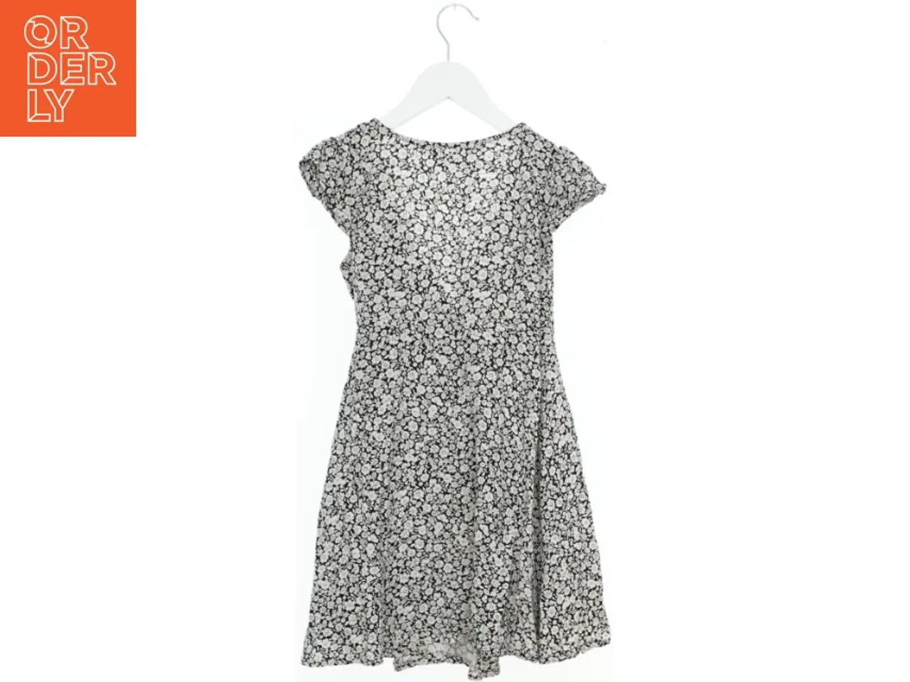 Billede 2 - Blomsterkjole med dyb v-hals fra H&M (str. 140)
