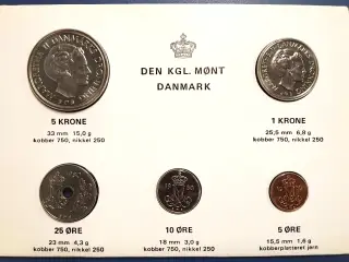 DET KGL MØNT MØNTSÆT 1980 Det bedste og sjældneste