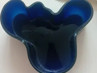 Iittala Aalto skål blå glas ca. 19,5 cm