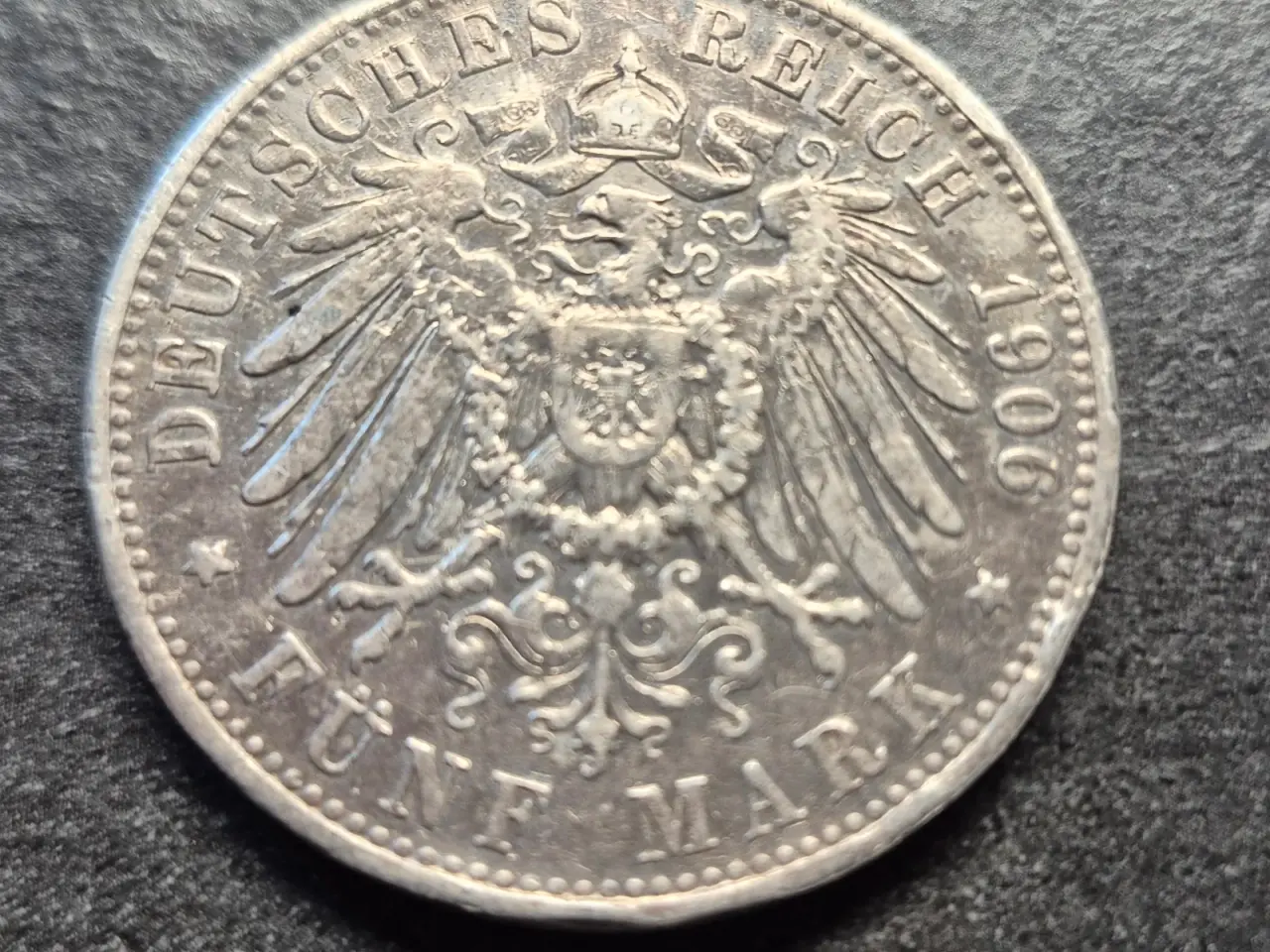 Billede 2 - Fünf mark otto könig von Bayern 1906