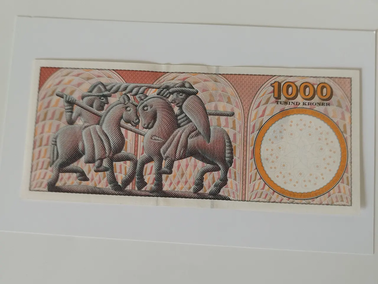 Billede 2 - 1000 Kroner fra 1998. Bankfrisk 