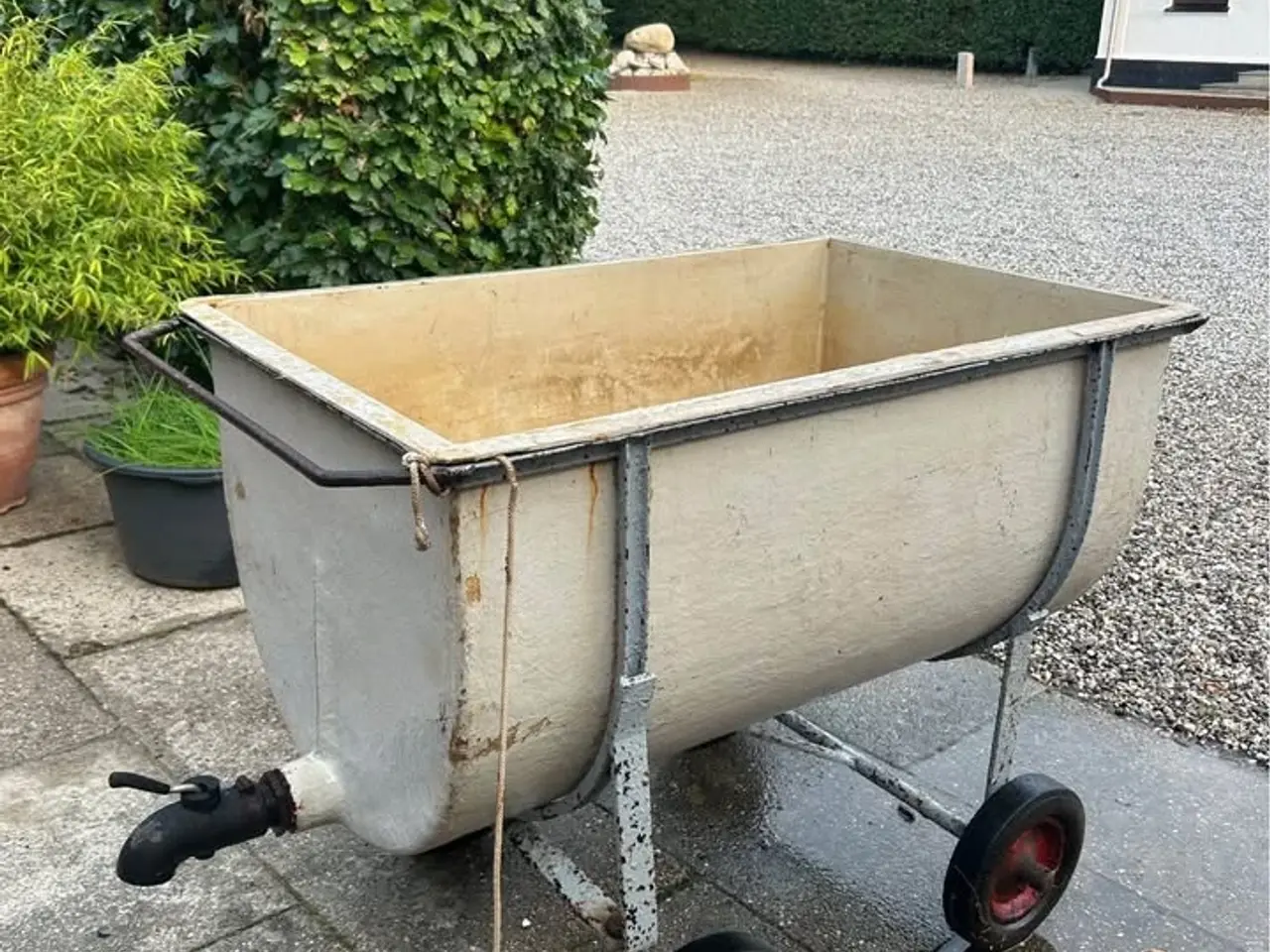 Billede 1 - fodrevogn glasfiber med bundventil